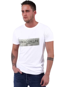 Мужская футболка SERGIO DALLINI (Белый)