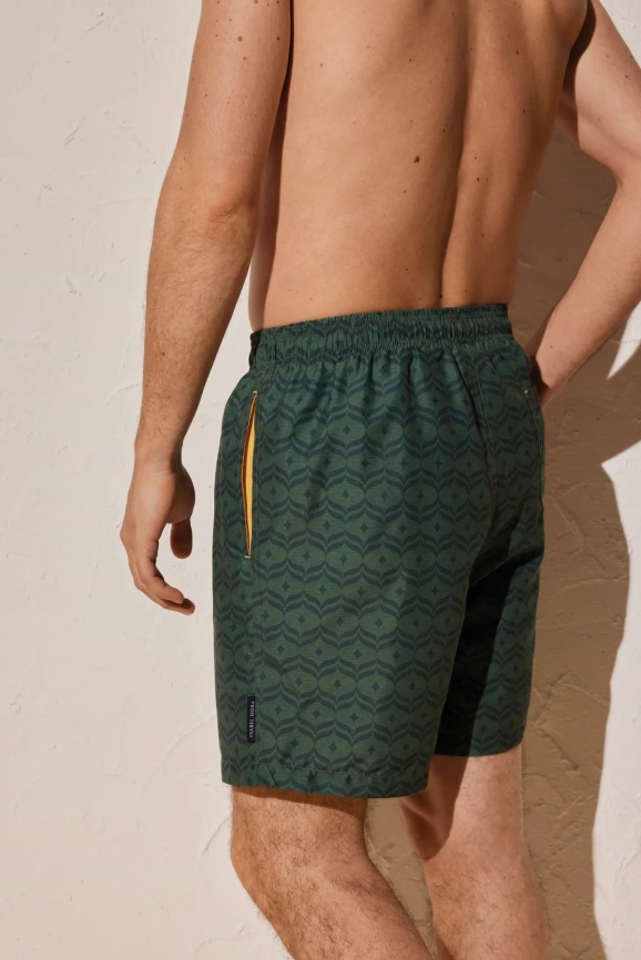 Мужские пляжные шорты YSABEL MORA Unico (Темно-зеленый) фото 3
