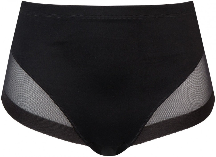 Женские трусы-шорты высокие DIM Generous (Черный) фото 1