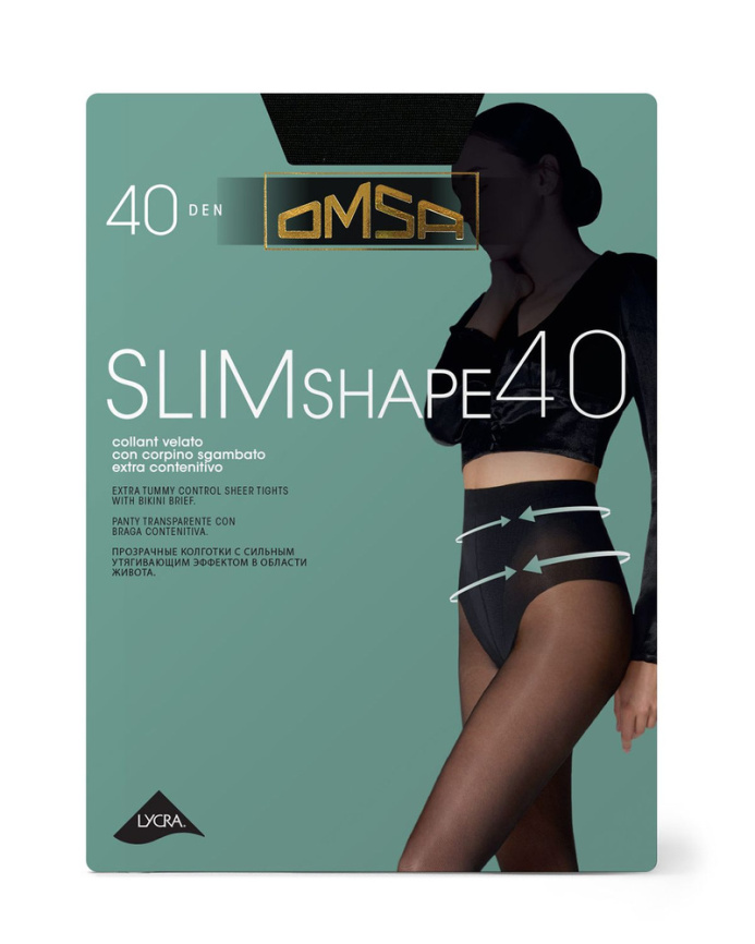 Колготки OMSA Slim Shape 40 (Nero) фото 3