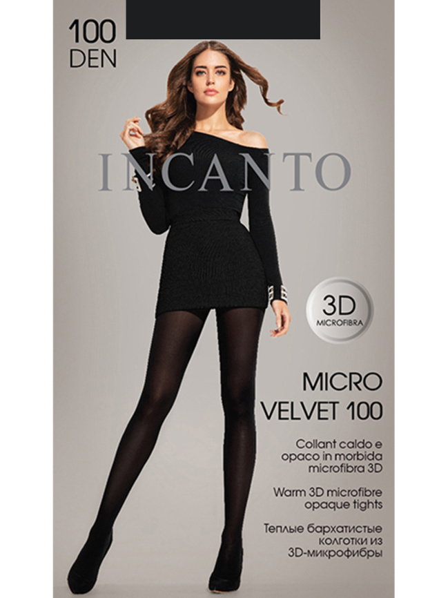 Колготки INCANTO Micro velvet 100 (Nero) фото 1