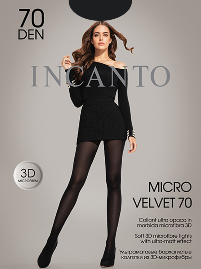 Колготки INCANTO Micro velvet 70 (Nero) фото 1