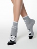 Женские носки CONTE Happy (Серый) фото превью 1