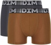Набор мужских трусов-боксеров DIM 3D Flex Air (2шт) (Коричневый/Серый) фото превью 1