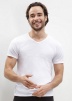 Набор мужских футболок DIM X-Temp (2шт) (Белый/Белый) фото превью 2