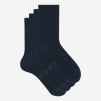 Набор женских носков DIM Mercerized Cotton (2 пары) (Синий) фото превью 2