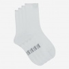 Набор женских носков DIM Modal (2 пары) (Белый) фото превью 2