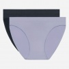 Набор женских трусов-слипов DIM Les Pockets (2 шт) (Голубой/Серый) фото превью 1