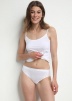 Набор женских трусов-слипов DIM Coton bio (2шт)  (Белый) фото превью 4