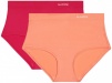 Набор женских трусов-слипов высокие DIM Oh My Dim's (2шт) (Коралловый/Розовый) фото превью 1