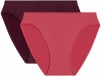 Набор женских трусов-слипов DIM EcoDIM (2шт) (Розовый/Фиолетовый) фото превью 1