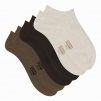 Набор мужских носков DIM Classic Cotton (3 пары) (Хаки/Коричневый/Бежевый) фото превью 2