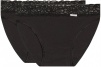 Набор женских трусов-слипов DIM Coton Plus F?minine (2шт) (Черный/Черный) фото превью 1