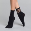 Набор женских носков DIM Skin Fancy (2 пары) (Черный) фото превью 1