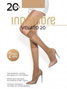 Женские гольфы INNAMORE Velato 20 (Miele)