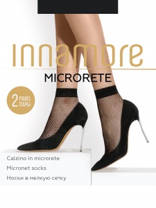 Женские носки INNAMORE Microrete (Nero)