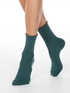Женские носки CONTE Comfort (Темно-бирюзовый)