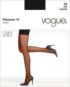 Колготки VOGUE Pleasure 15 (Black)