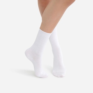 Набор женских носков DIM Modal (2 пары) (Белый)