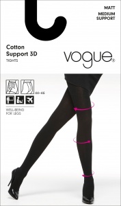 Vogue Колготки Cotton support 3D