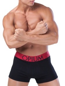 Мужские трусы-боксеры OPIUM R78 (Черный)