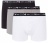 Набор мужских трусов-боксеров DIM Cotton Stretch (3шт) (Белый/Серый/Черный)