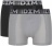 Набор мужских трусов-боксеров DIM 3D Flex Air (2шт) (Черный/Серый)