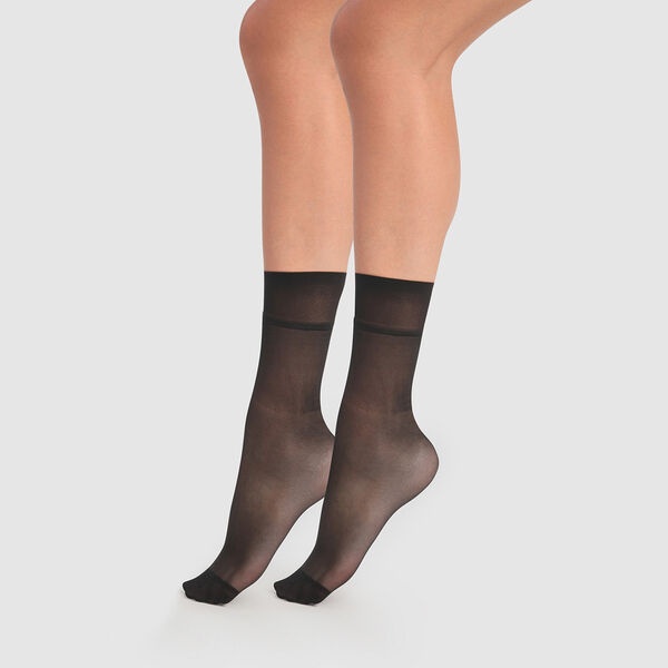 Набор женских носков DIM My Easy 20 (2 пары) (Черный) фото 1