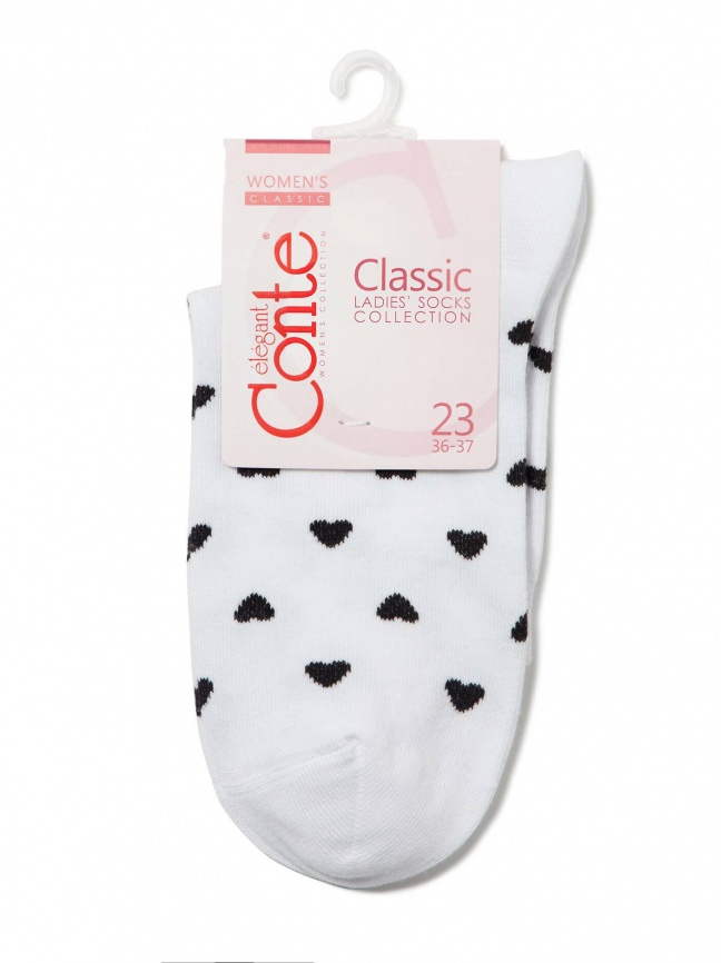 Женские носки CONTE Classic (Белый) фото 4