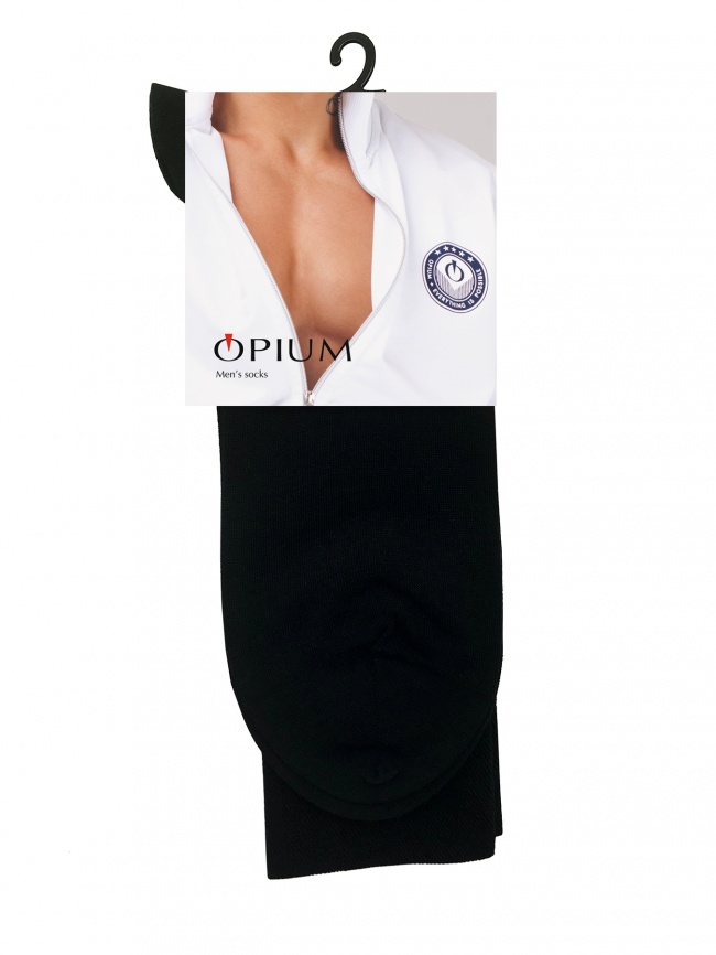 Мужские носки OPIUM Premium Wool (Черный) фото 4