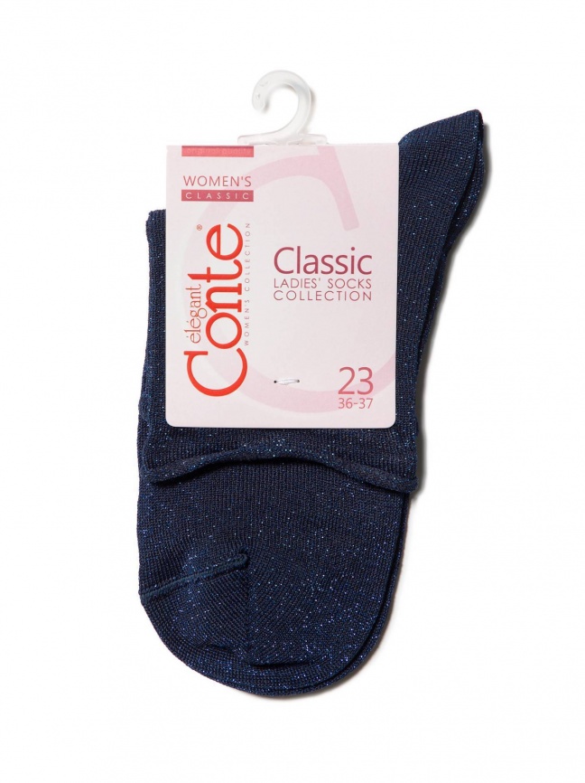 Женские носки CONTE Classic (Темно-синий) фото 3