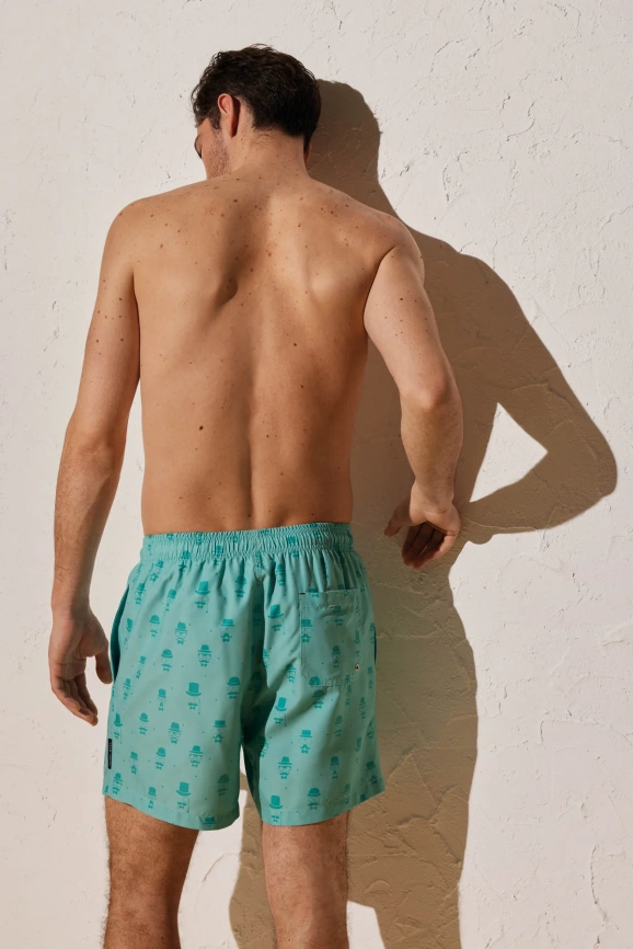 Мужские пляжные шорты YSABEL MORA Unico (Бирюзовый) фото 2