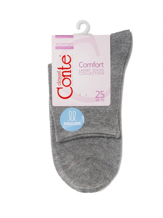 Женские носки CONTE Comfort (Серый) фото 3