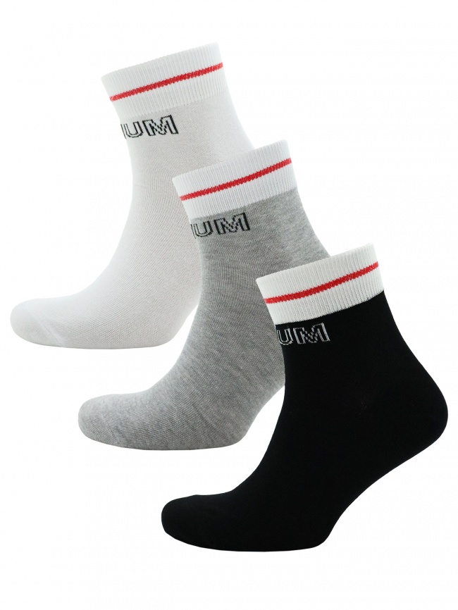 Набор мужских носков OPIUM Sport (3 пары) (Белый/Серый/Черный) фото 1