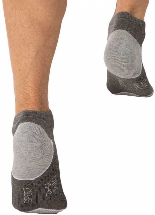 Набор мужских носков DIM Sport (3 пары) (Серый) фото 2