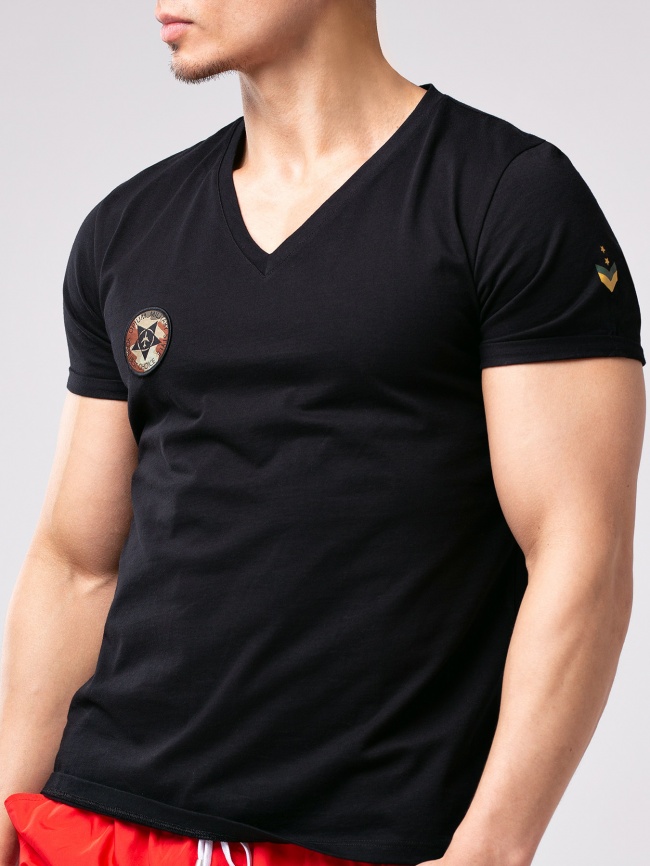 Мужская футболка OPIUM R140 (Черный) фото 2