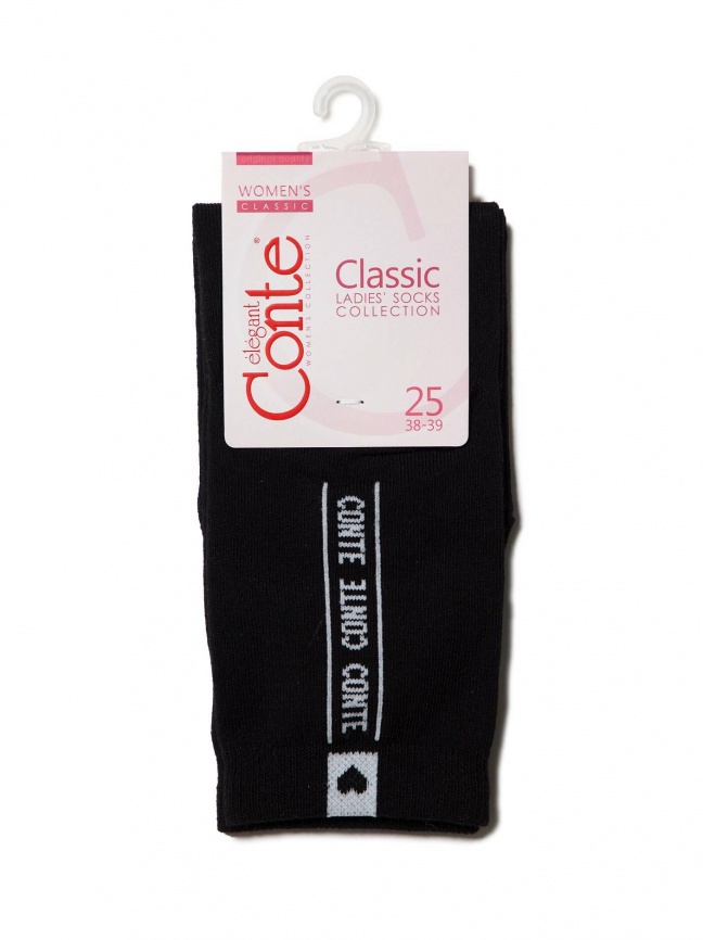 Женские носки CONTE Classic (Черный) фото 4