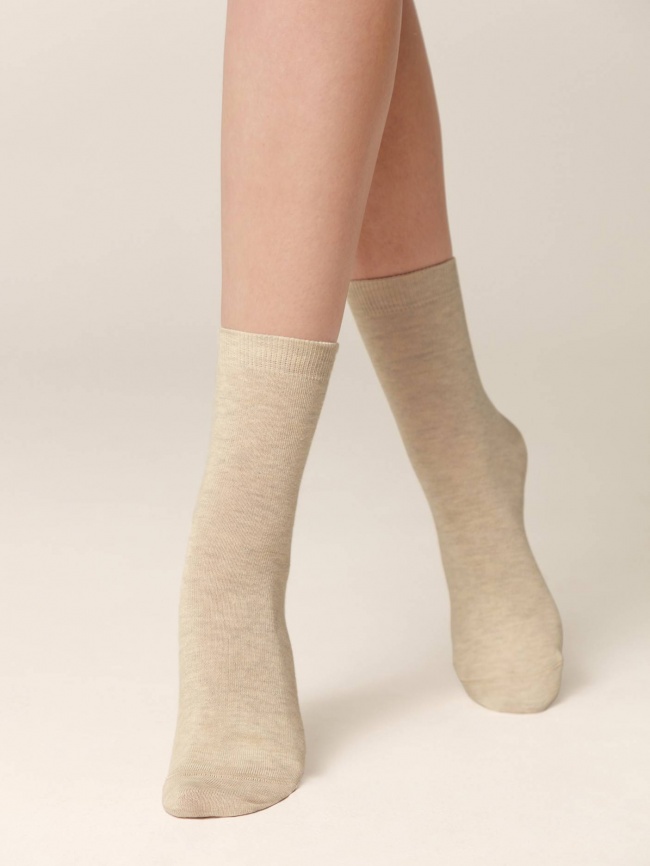 Женские носки CONTE Classic (Бежевый) фото 1