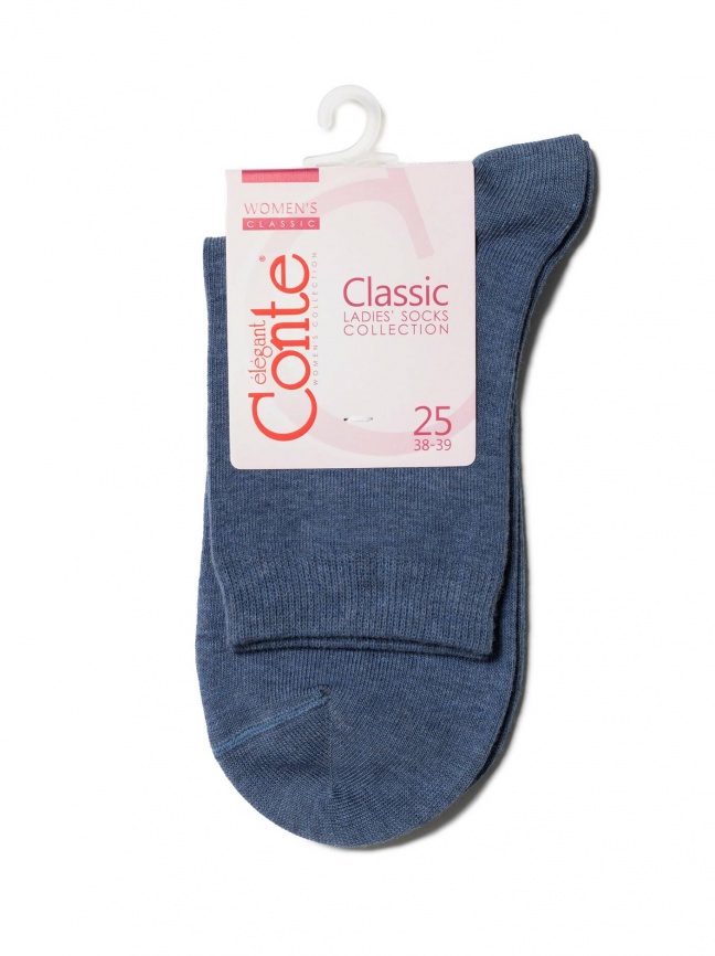 Женские носки CONTE Classic (Джинс) фото 3