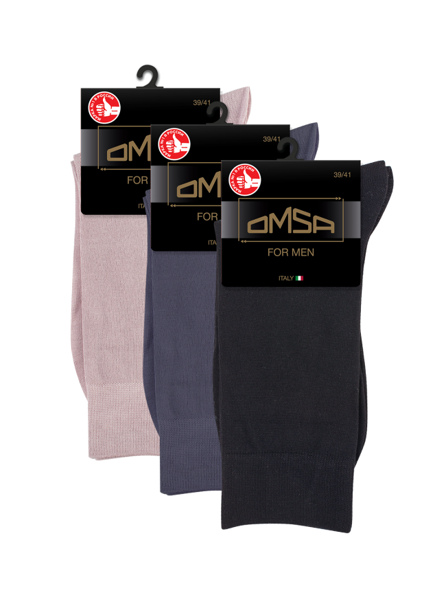 Мужские носки OMSA Classic (Blu) фото 3