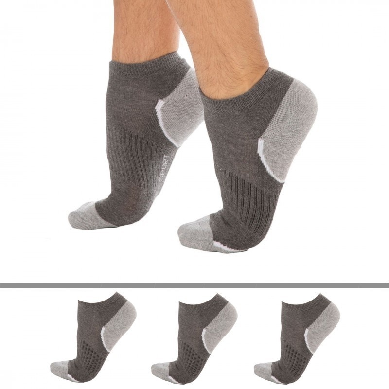 Набор мужских носков DIM Sport (3 пары) (Серый) фото 3