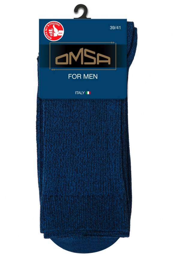 Мужские носки OMSA Classic (Bordo Melange) фото 4