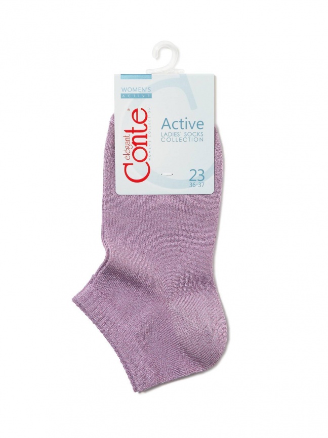 Женские носки CONTE Active (Светло-сиреневый) фото 3