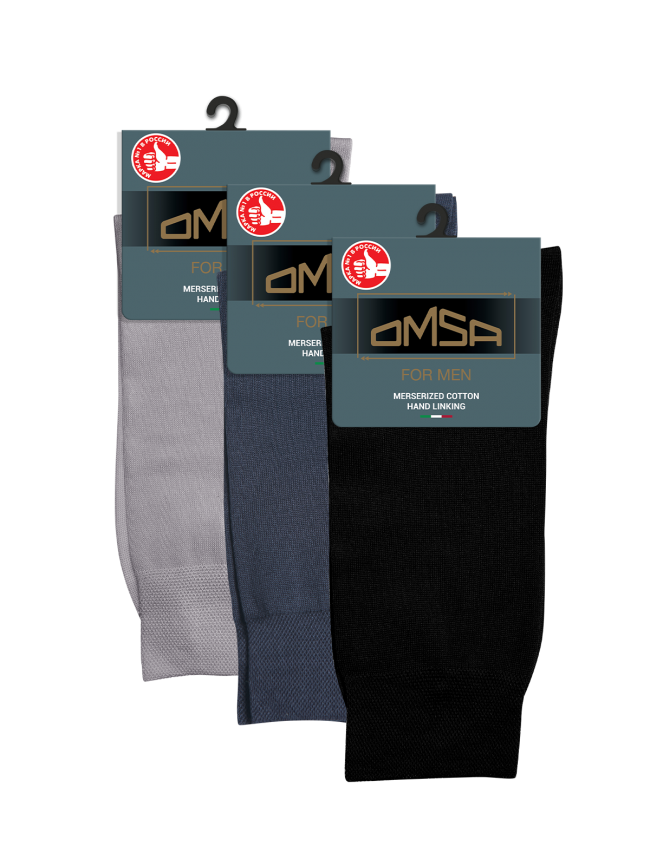 Мужские носки OMSA Classic (Beige) фото 2