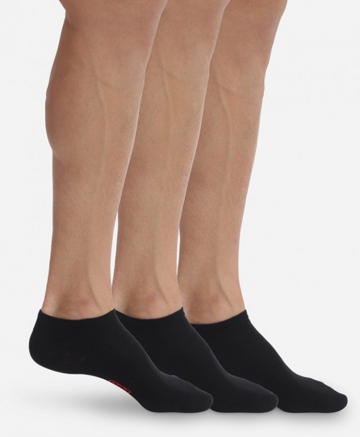 Набор мужских носков DIM Basic Cotton (3 пары) (Черный) фото 1