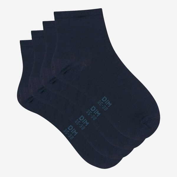 Набор женских носков DIM Mercerized Cotton (2 пары) (Синий) фото 2