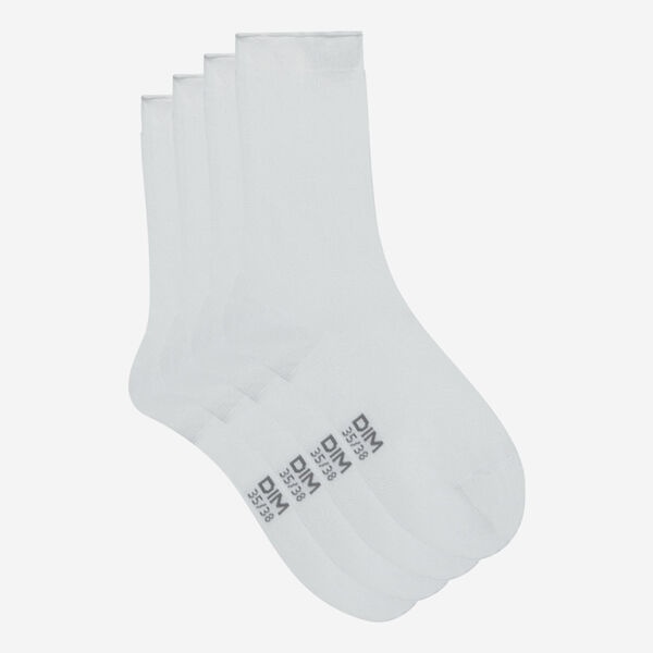 Набор женских носков DIM Modal (2 пары) (Белый) фото 2