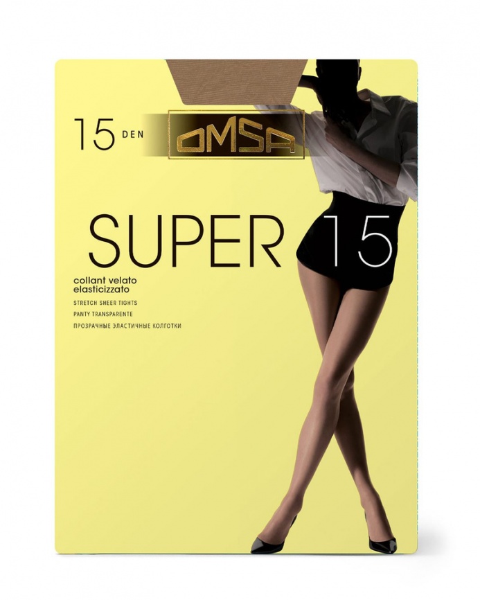 Колготки OMSA Super 15 (Caramello) фото 2