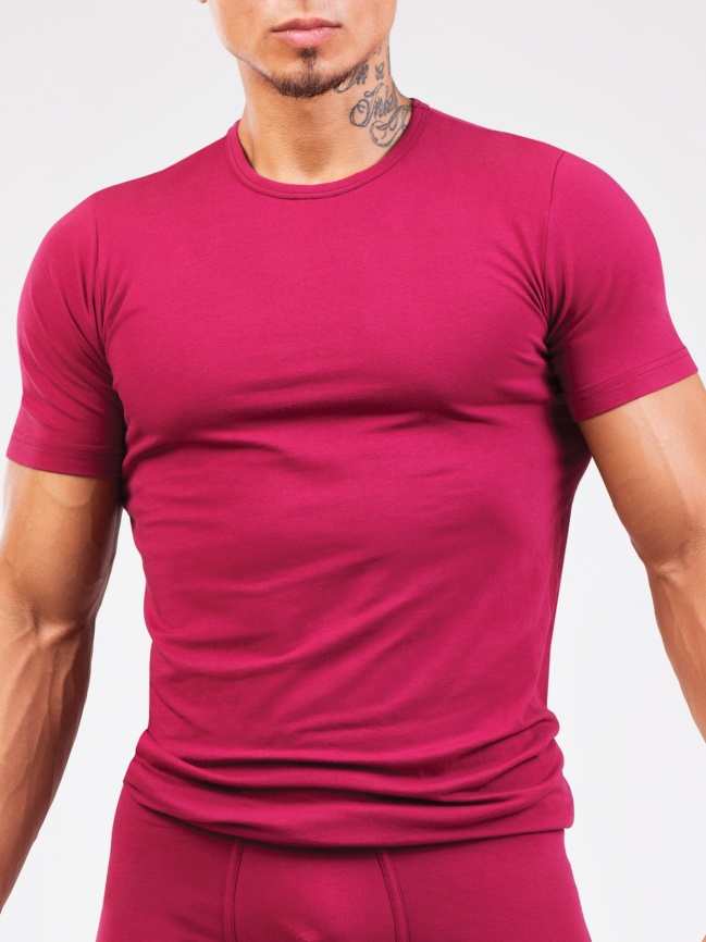 Мужская футболка OPIUM R05 (Бордовый) фото 1