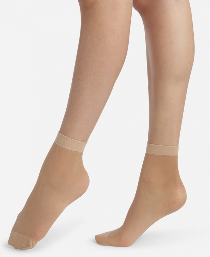 Набор женских носков DIM Ultra Resist 20 (2 пары) (Бежевый) фото 1